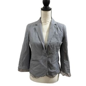 LAUREN CONRAD FRILL BLAZER